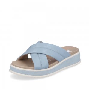 Rieker EVOLUTION Women's sandals | Style W0802 Casual Mule Blue