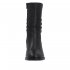 Remonte Leather Women's mid height boots| D0V71 Mid-height Boots Black