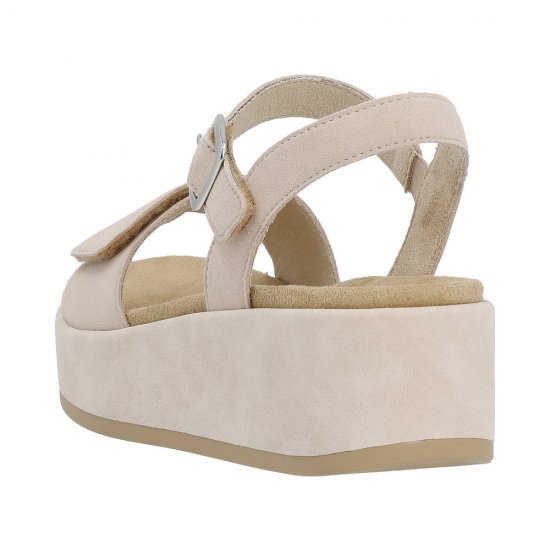 Remonte Women's sandals | Style D1N50 Dress Sandal Beige - Click Image to Close