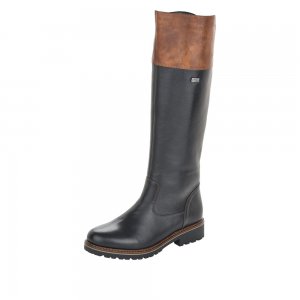 Remonte Leather Women's' Tall Boots| R6581 Tall Boots Black Combination