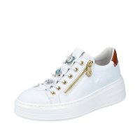 Rieker Women's shoes | Style N5452 Athletic Zipper White