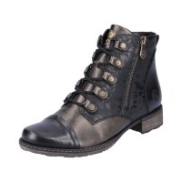 Remonte Synthetic Material Women's mid height boots| D4391 Mid-height Boots Black Combination