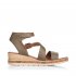 Remonte Women's sandals | Style D3052 Casual Sandal Green Combination