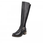 Remonte Leather Women's' Tall Boots| D1A73 Tall Boots Black