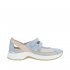 Remonte Women's shoes | Style D0G08 Casual Ballerina with Strap Blue Combination