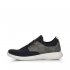 Rieker EVOLUTION Men's shoes | Style 07401 Athletic Slip-on Black Combination