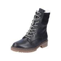 Rieker Leather Women's mid height boots | Y9232 Mid-height BootsFiber Grip Black