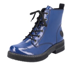 Rieker Synthetic leather Women's Short Boots| 72010-14 Ankle Boots Blue