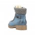 Rieker Synthetic Material Women's short boots | Y9131 Ankle Boots Blue