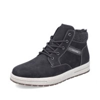 Rieker Synthetic Material Men's Boots | 30741 Ankle Boots Black