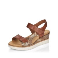 Remonte Women's sandals | Style R6150 Dress Sandal Brown Combination