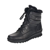 Remonte Leather Women's Mid Height Boots| R8480-01 Mid-height Boots Black