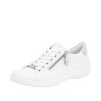 Remonte Women's shoes | Style D1E03 Athletic Lace-up with zip White Combination