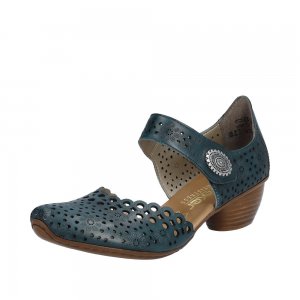 Rieker Women's shoes | Style 43753 Dress Open Shank Blue