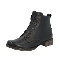 Remonte Leather Women's mid height boots| D4392 Mid-height Boots Black