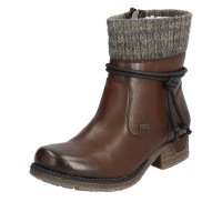 Rieker Synthetic Material Women's short boots| 79688 Ankle Boots Brown