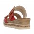 Remonte Women's sandals | Style D3068 Dress Mule Red