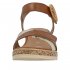 Remonte Women's sandals | Style D3067 Dress Sandal Brown Combination