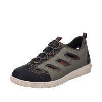 Rieker Men's shoes | Style 08665 Athletic Trekking Green Combination