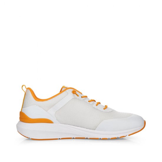 Rieker EVOLUTION Women's shoes | Style 40102 Athletic Lace-up White Combination - Click Image to Close