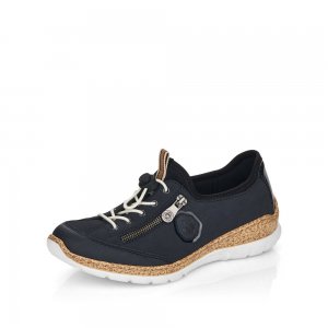 Rieker Women's shoes | Style N4263 Athletic Slip-on Navy
