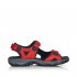 Rieker Women's sandals | Style 68872 Athletic Trekking Red
