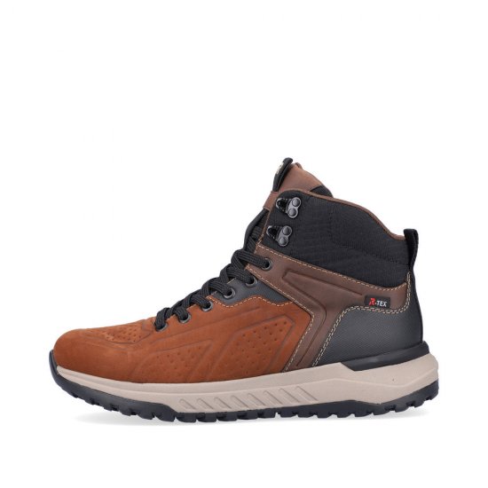 Rieker EVOLUTION Synthetic leather Men's boots| U0161 Ankle Boots Brown - Click Image to Close