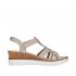 Rieker Women's sandals | Style V3822 Dress Sandal Metallic