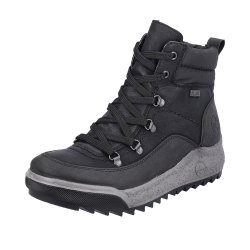 Rieker Synthetic Material Women's short boots| Y4712 Ankle Boots Black