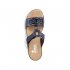 Rieker Women's sandals | Style 62936 Casual Mule Blue
