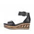 Rieker Women's sandals | Style 68194 Dress Sandal Black