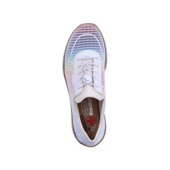 Rieker Women's shoes | Style N4270 Casual Slip-on Multi - Click Image to Close