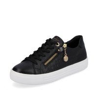 Remonte Women's shoes | Style D0916 Casual Lace-up with zip Black