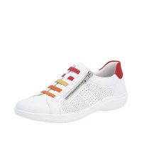 Remonte Women's shoes | Style D1E02 Casual Zipper White Combination