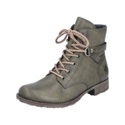 Rieker Synthetic Material Women's short boots| 70848 Ankle Boots Green