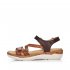 Remonte Women's sandals | Style R6850 Casual Sandal Brown Combination