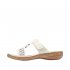 Rieker Women's sandals | Style 628M6 Casual Mule White