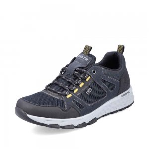 Rieker Men's shoes | Style B6720 Athletic Lace-up Blue Combination