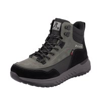 Rieker EVOLUTION Suede Leather Men's Boots| U0169 Ankle BootsFiber Grip Black