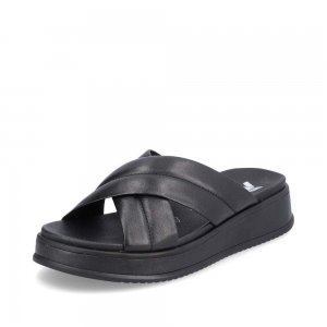 Rieker EVOLUTION Women's sandals | Style W0802 Casual Mule Black