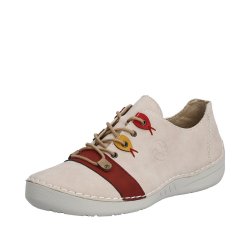 Rieker Women's shoes | Style 52510 Casual Lace-up Pink