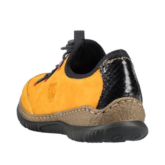 Rieker Synthetic Material Women's shoes| N3271-68 Yellow Combination - Click Image to Close
