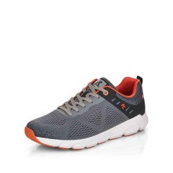 Rieker EVOLUTION Men's shoes | Style 07806 Athletic Lace-up Grey