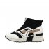 Rieker Women's shoes | Style N6360 Athletic Zipper White Combination