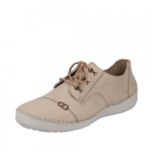 Rieker Women's shoes | Style 52520 Casual Lace-up Beige