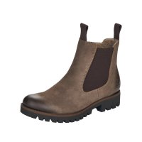 Rieker Leather Women's short boots| 78578 Ankle Boots Brown