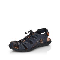 Rieker Men's sandals | Style 22021 Athletic Trekking Blue