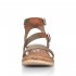 Remonte Women's sandals | Style D3052 Casual Sandal Green Combination