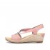 Rieker Women's sandals | Style 624H6 Dress Sandal Pink