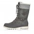 Remonte Suede leather Women's mid height boots| D8474-22 Mid-height Boots Grey Combination
